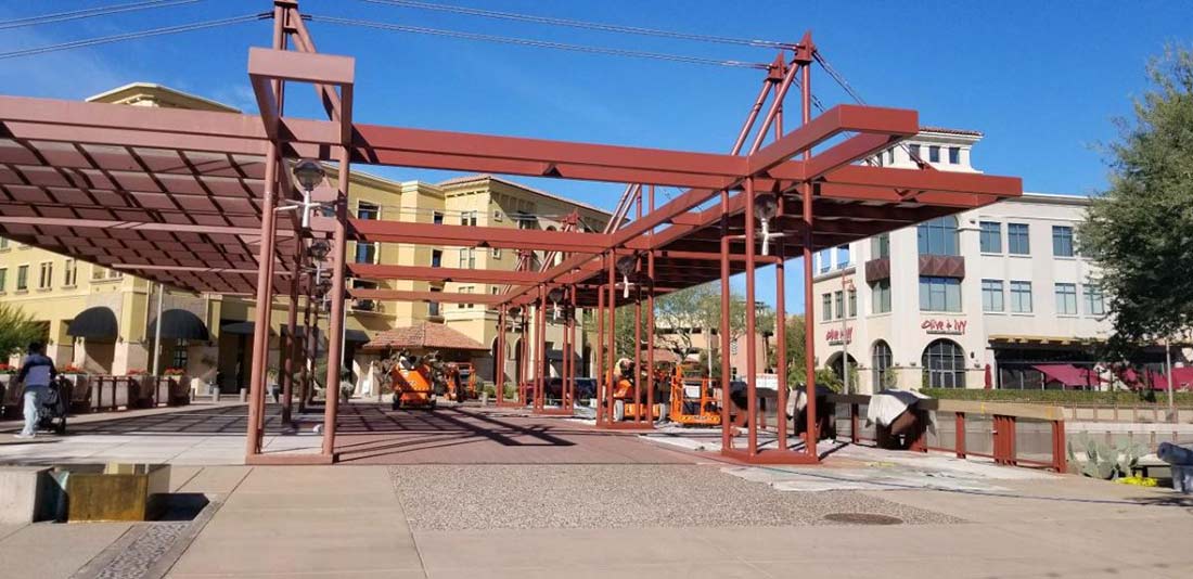 Marshall Way Bridge in Scottsdale - Exteriors Commercial Painting