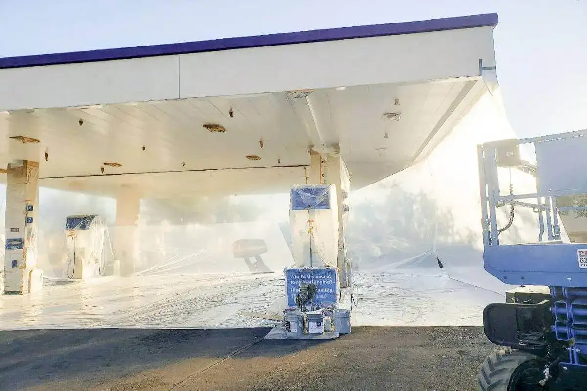 Industrial Paint Services - Gas station