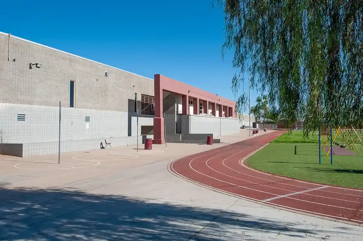 School sports facility