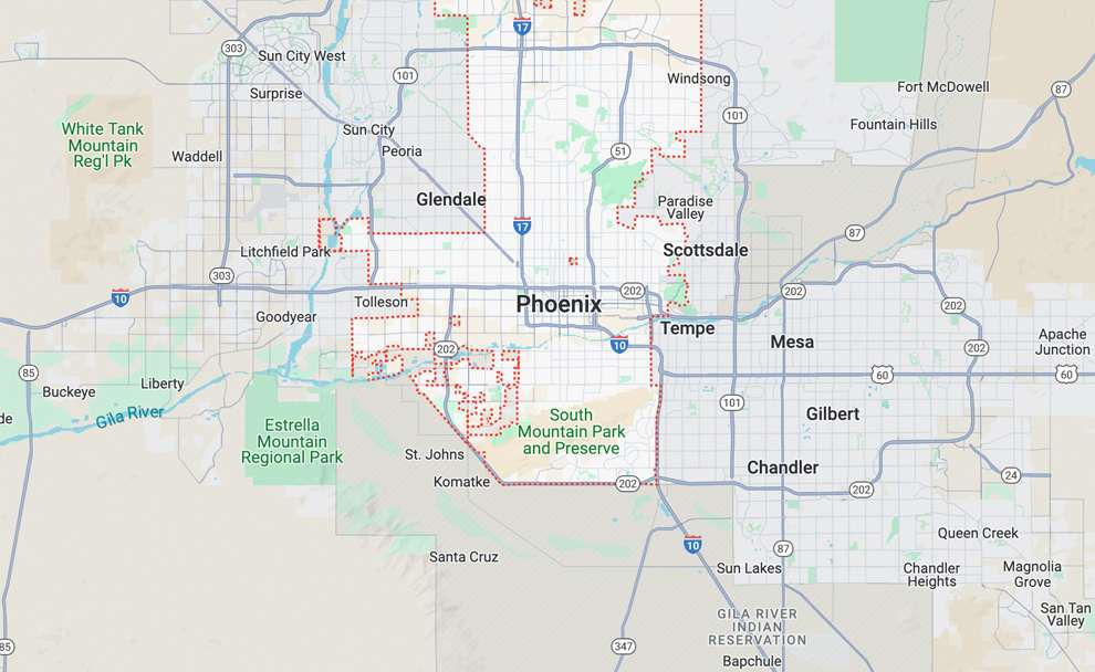 Whole Phoenix Map